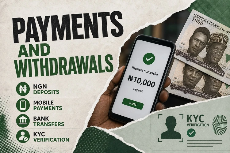 Payments And Withdrawals